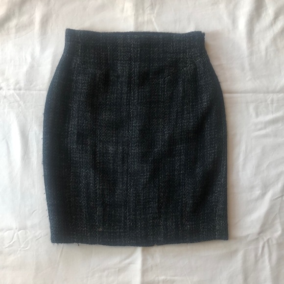 Ann Taylor Dresses & Skirts - 🌟 Ann Taylor Pencil Skirt, navy tweed, size 0P